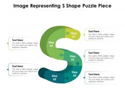 Image representing s shape puzzle piece