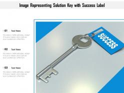 Image representing solution key with success label