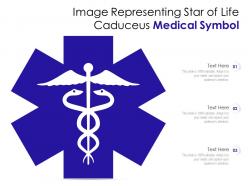 Image representing star of life caduceus medical symbol