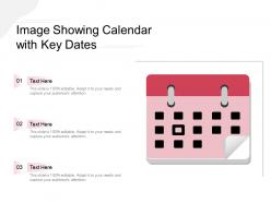 Image showing calendar with key dates