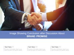 Image showing conclusion after discussion about brand promise