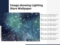 Image showing lighting stars wallpaper