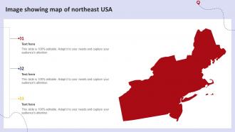 Image Showing Map Of Northeast USA