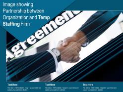 Image Showing Partnership Between Organization And Temp Staffing Firm