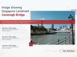 Image showing singapore landmark cavanagh bridge powerpoint presentation ppt template