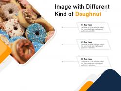 Image with different kind of doughnut