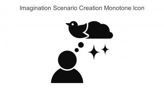 Imagination Scenario Creation Monotone Icon In Powerpoint Pptx Png And Editable Eps Format