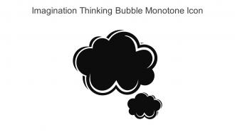 Imagination Thinking Bubble Monotone Icon In Powerpoint Pptx Png And Editable Eps Format