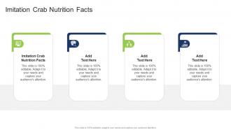 Imitation Crab Nutrition Facts In Powerpoint And Google Slides Cpb