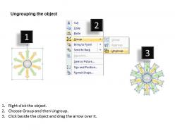 Imitation of diverging 10 stages development process arrows diagram software powerpoint slides