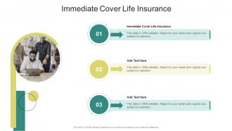 Immediate Cover Life Insurance In Powerpoint And Google Slides Cpb