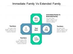 Immediate family vs extended family ppt powerpoint presentation portfolio graphics cpb