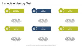 Immediate Memory Test In Powerpoint And Google Slides Cpb