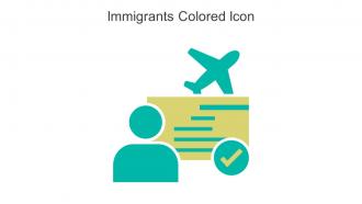 Immigrants Colored Icon In Powerpoint Pptx Png And Editable Eps Format