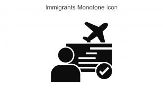 Immigrants Monotone Icon In Powerpoint Pptx Png And Editable Eps Format