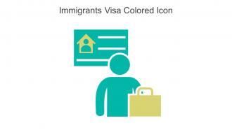 Immigrants Visa Colored Icon In Powerpoint Pptx Png And Editable Eps Format