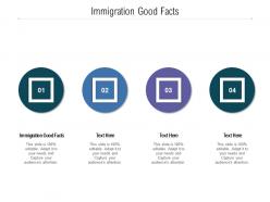 Immigration good facts ppt powerpoint presentation summary graphic images cpb