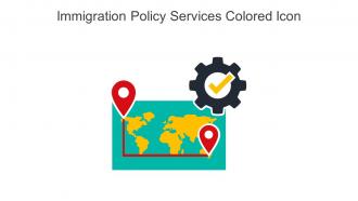 Immigration Policy Services Colored Icon In Powerpoint Pptx Png And Editable Eps Format
