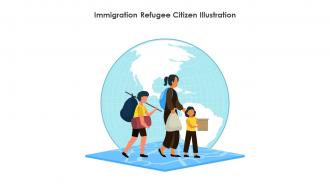 Immigration Refugee Citizen Illustration