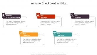 Immune Checkpoint Inhibitor In Powerpoint And Google Slides Cpb