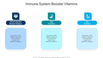 Immune System Booster Vitamins In Powerpoint And Google Slides Cpb