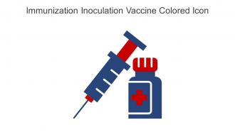 Immunization Inoculation Vaccine Colored Icon In Powerpoint Pptx Png And Editable Eps Format