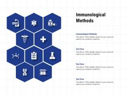 Immunological methods ppt powerpoint presentation background designs