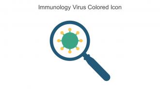 Immunology Virus Colored Icon In Powerpoint Pptx Png And Editable Eps Format