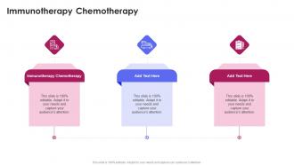 Immunotherapy Chemotherapy In Powerpoint And Google Slides Cpb