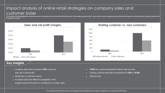 Impact Analysis Of Online Retail Strategies On Company Sales And Customer