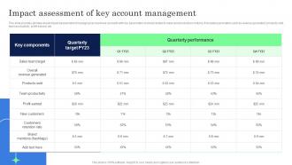 Impact Assessment Of Key Account Management Complete Guide Of Key Account Strategy SS V