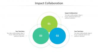 Impact collaboration ppt powerpoint presentation slides graphics template cpb