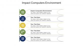 Impact computers environment ppt powerpoint presentation portfolio ideas cpb