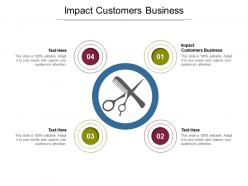 Impact customers business ppt powerpoint presentation inspiration show cpb