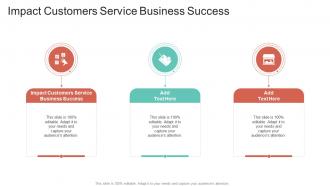 Impact Customers Service Business Success In Powerpoint And Google Slides Cpb