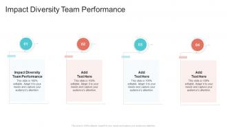 Impact Diversity Team Performance In Powerpoint And Google Slides Cpb