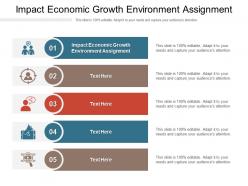 Impact economic growth environment assignment ppt powerpoint presentation layouts tips cpb