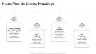 Impact Financial Literacy Knowledge In Powerpoint And Google Slides Cpb