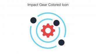 Impact Gear Colored Icon In Powerpoint Pptx Png And Editable Eps Format