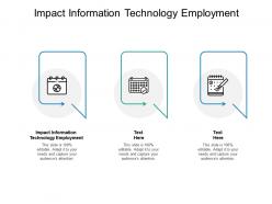 Impact information technology employment ppt powerpoint examples cpb