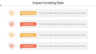Impact Investing Data In Powerpoint And Google Slides Cpb