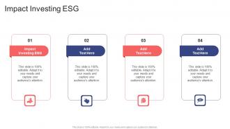 Impact Investing ESG In Powerpoint And Google Slides Cpb