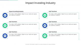 Impact Investing Industry In Powerpoint And Google Slides Cpb