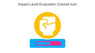 Impact Level Evaluation Colored Icon Icon In Powerpoint Pptx Png And Editable Eps Format