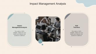 Impact Management Analysis In Powerpoint And Google Slides Cpb
