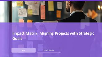 Impact Matrix Aligning Projects With Strategic Goals PPT Structure AT