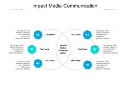 Impact media communication ppt powerpoint presentation summary design templates cpb