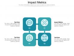 Impact metrics ppt powerpoint presentation icon show cpb
