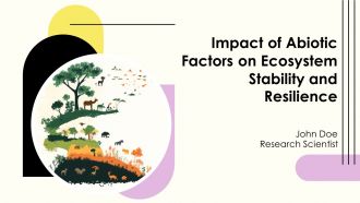 Impact Of Abiotic Factors On Ecosystem Stability And Resilience PPT Sample AT