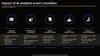 Impact Of Ai Enabled Event Correlation Ai For Effective It Operations Management AI SS V